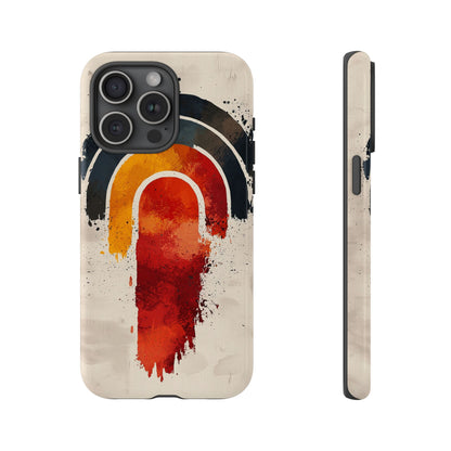 Boho Retro Splash Rainbow Phone Case for iPhone, Pixel & Samsung