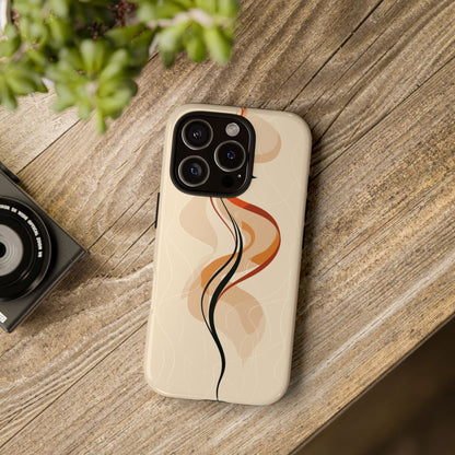 Feminine Flame: Abstract Grace Phone Case for iPhone, Samsung & Pixel