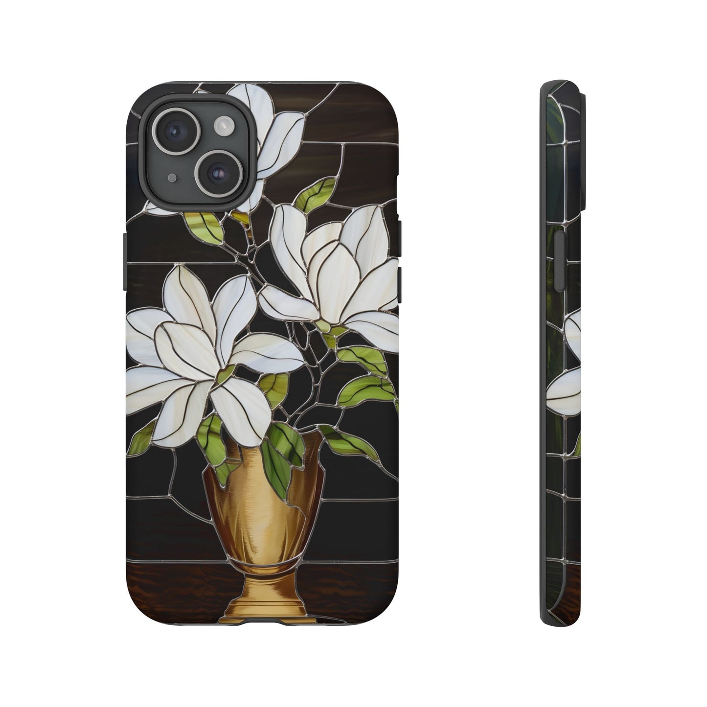 Stained Glass Floral Phone Case