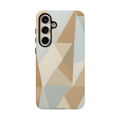 Neutral Geometrical Triangular Abstract Pattern