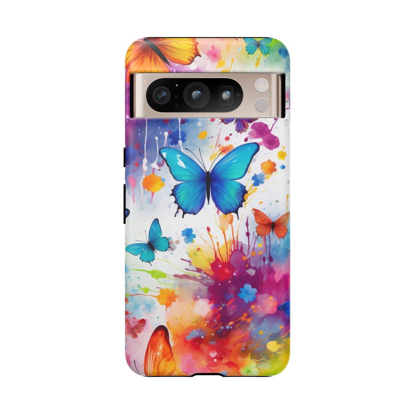 Vibrant Watercolor Butterfly Mobile Case
