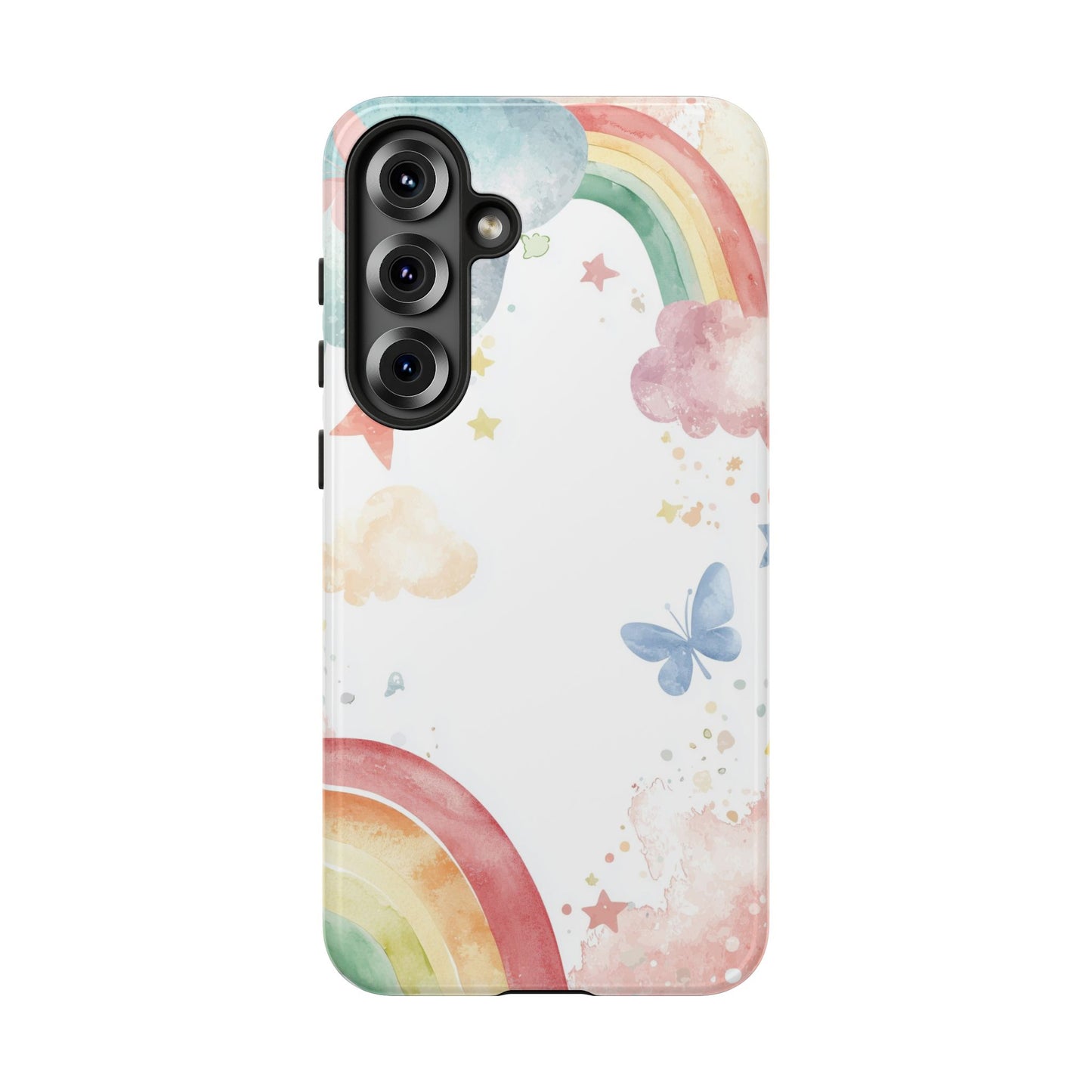 Dreamy Skies & Rainbows Watercolor Phone Case for iPhone, google Pixel & Samsung