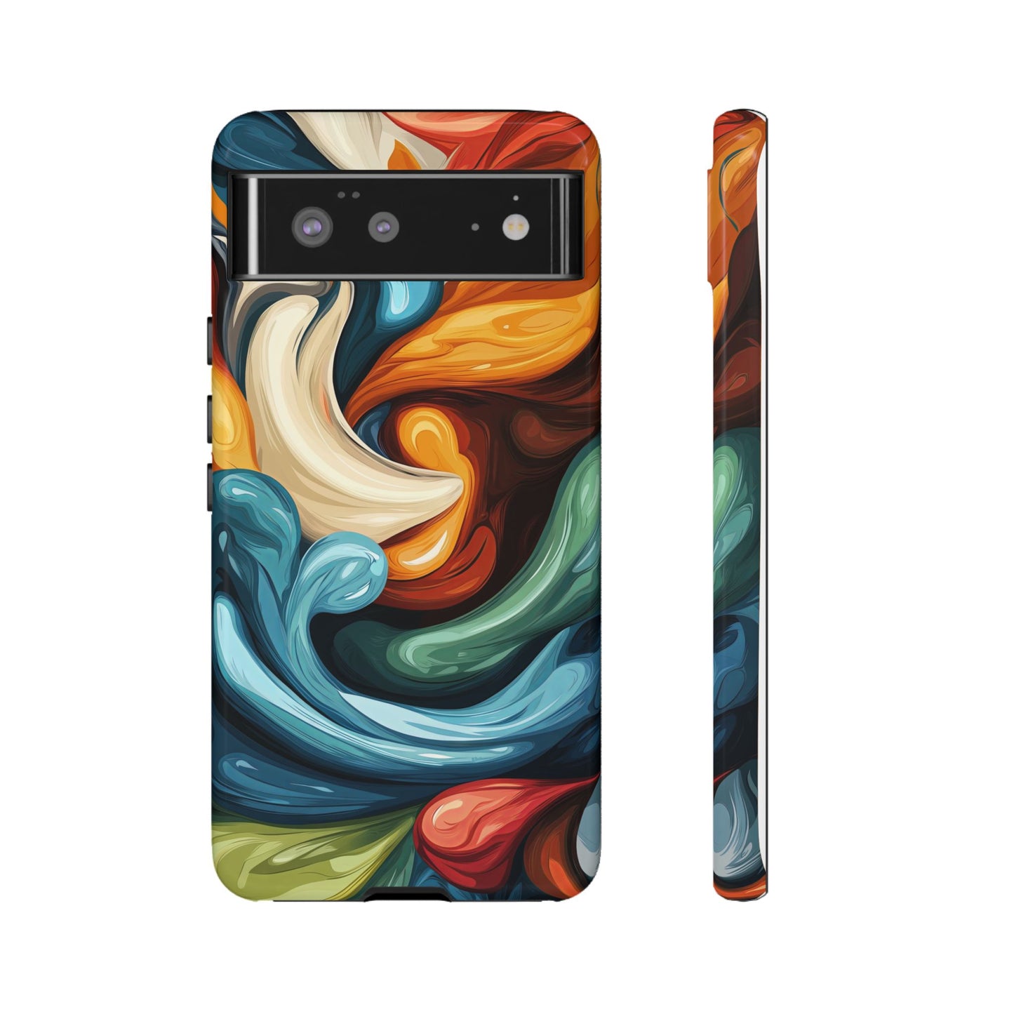 Color Current – Fluid Energy Abstract Phone Case for iPhone, Samsung & Pixel
