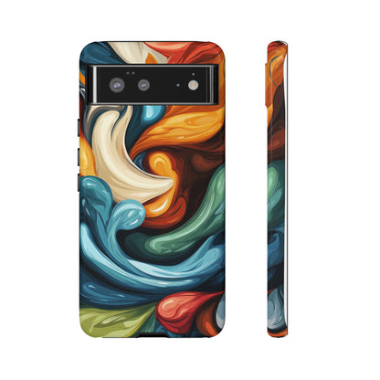 Color Current – Fluid Energy Abstract Phone Case for iPhone, Samsung & Pixel