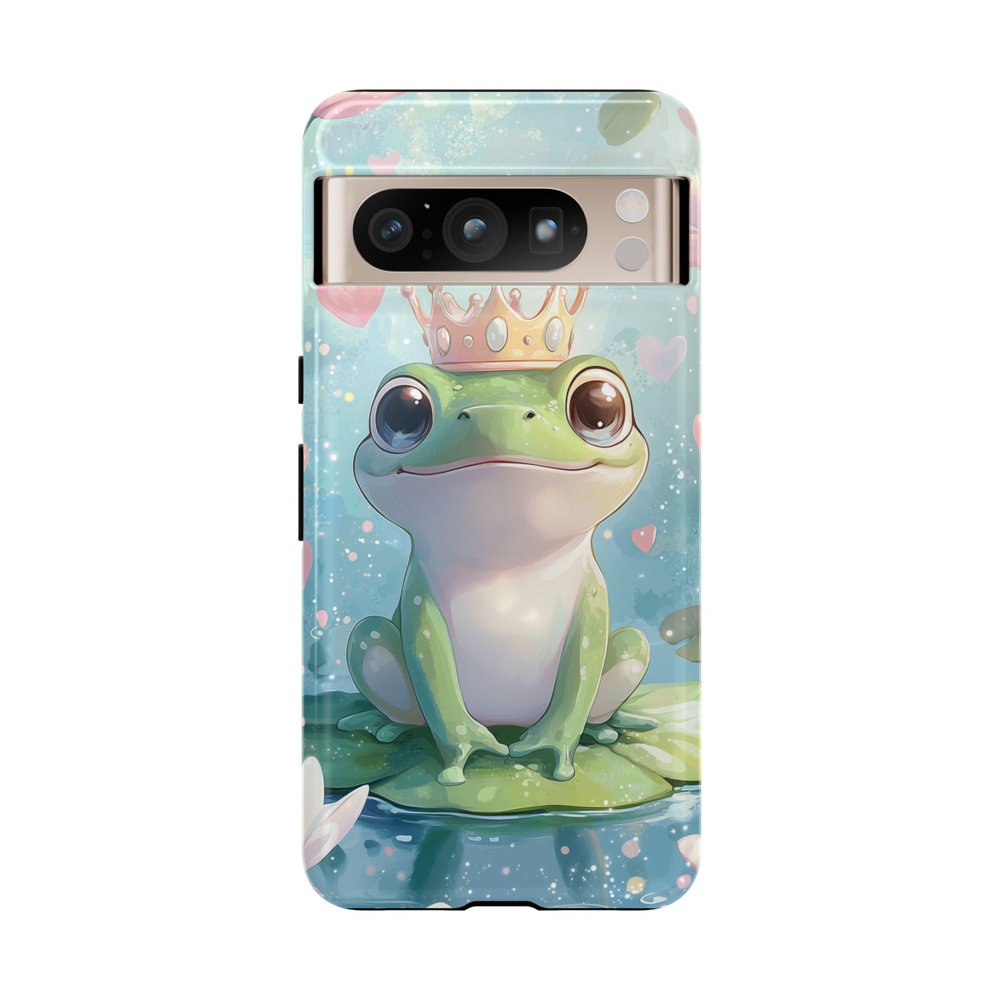 Royal Frog Phone Case – Cute Anime Aesthetic for iPhone, Google Pixel & Samsung