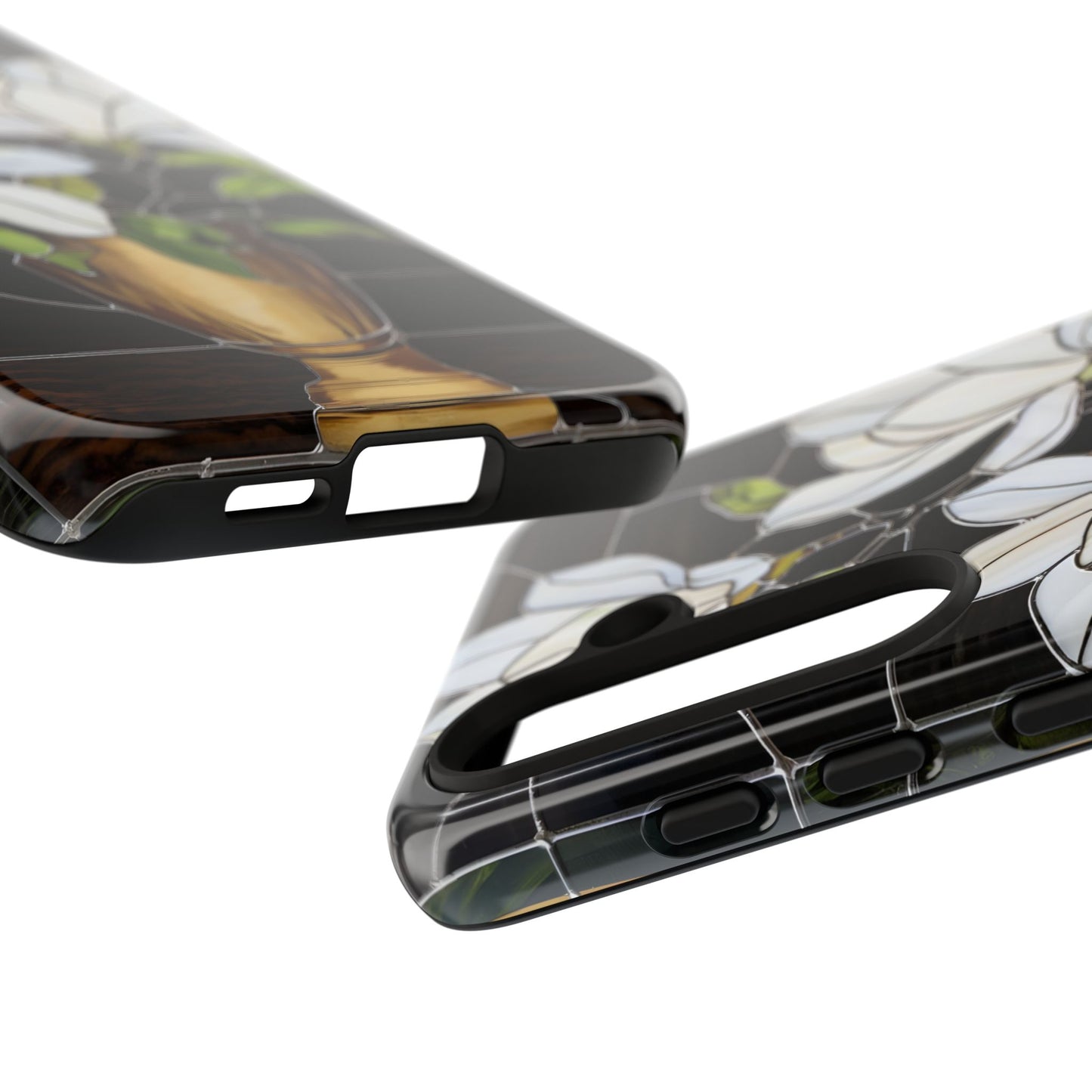 Stained Glass Floral Phone Case
