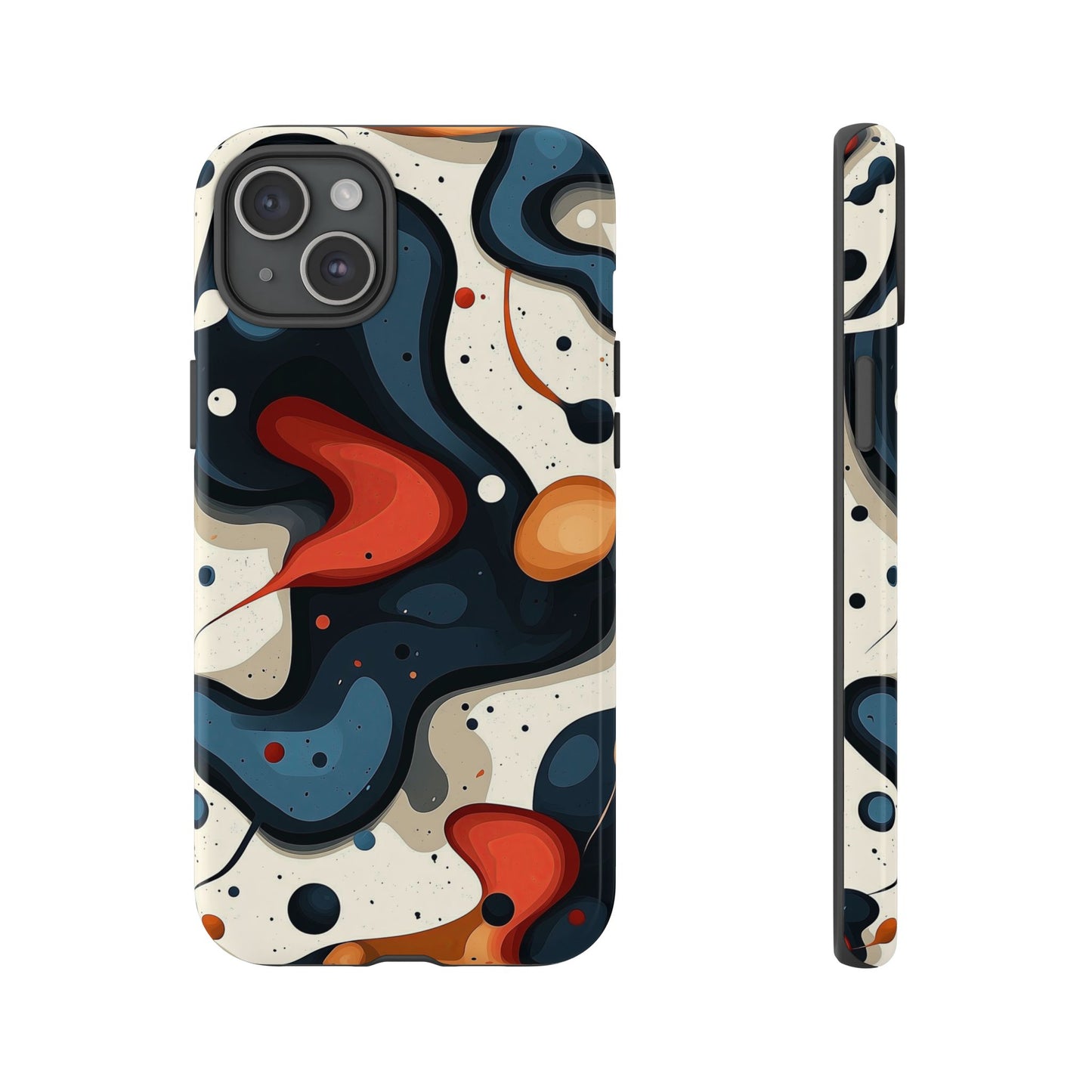 Molten Drift – Abstract Art Phone Case for iPhone, Samsung & Pixel
