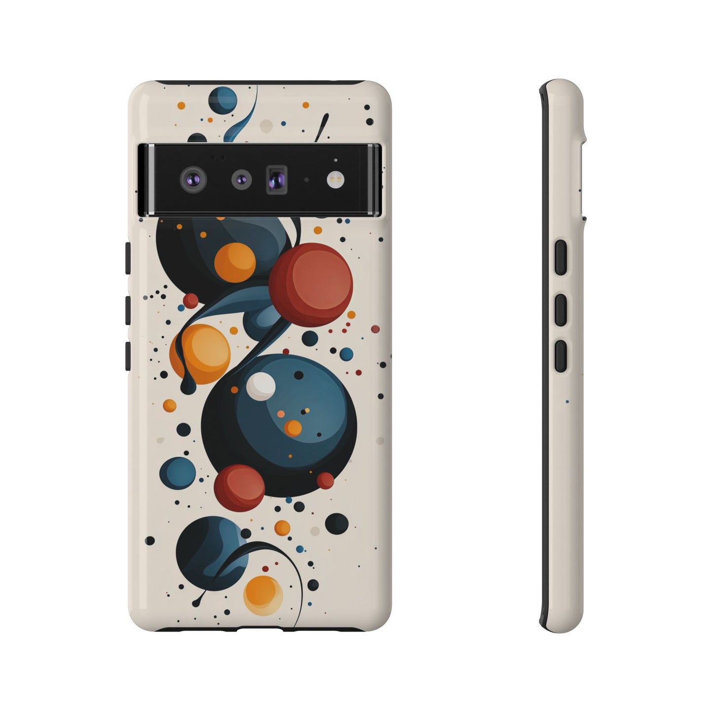 Cosmic Orbit – Abstract Sphere Phone Case for iPhone, Samsung & Pixel