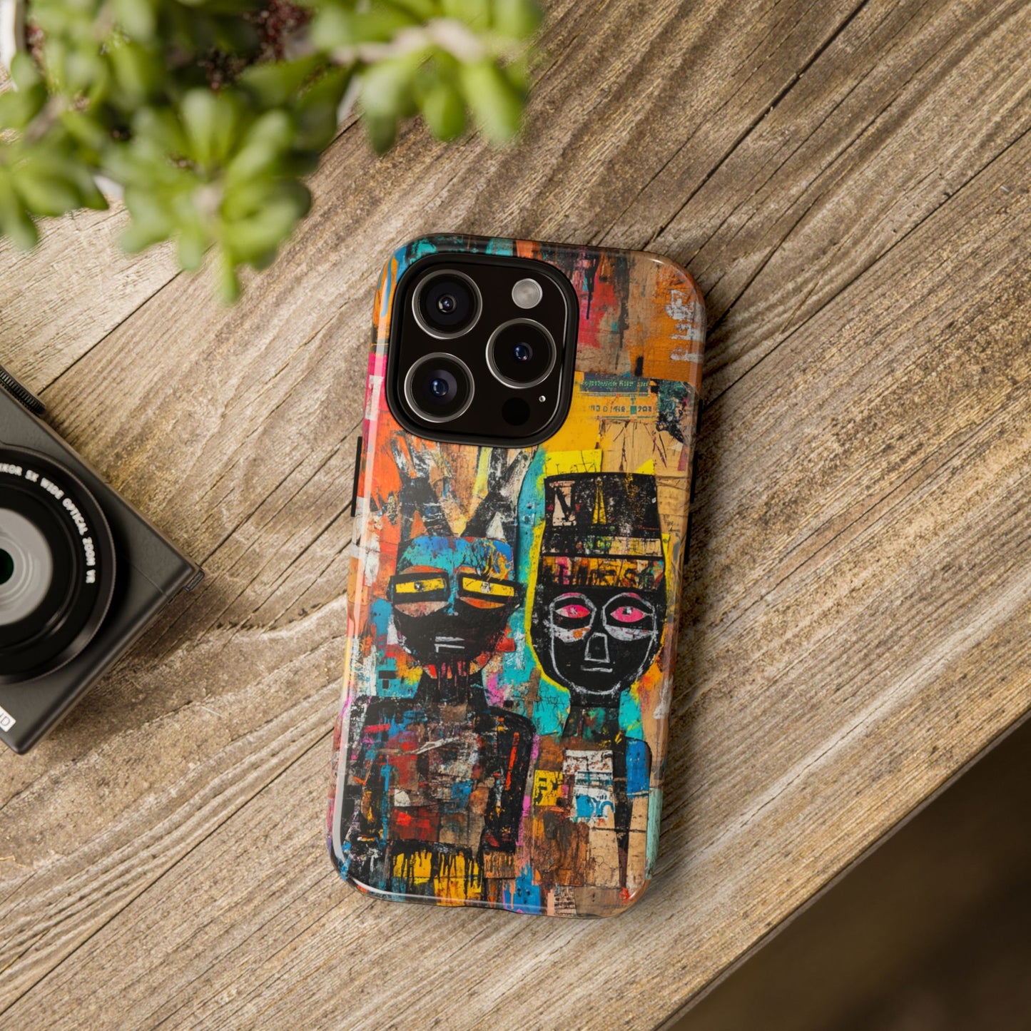 Jean-Michel Basquiat Phone Case – Street Art Phone Cover - iPhone, Samsung & Google Pixel Cover - Artistic Painting Case,  Art Lover Gift