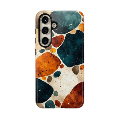 Earthy Terrazzo Stone Phone Case for iPhone, google Pixel & Samsung
