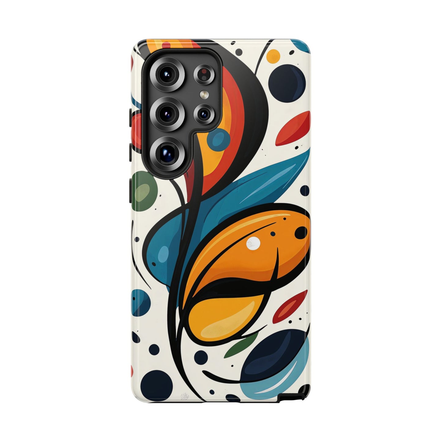 Vibrance Bloom – Bold Abstract Burst Phone Case for iPhone, Google Pixel, Samsung