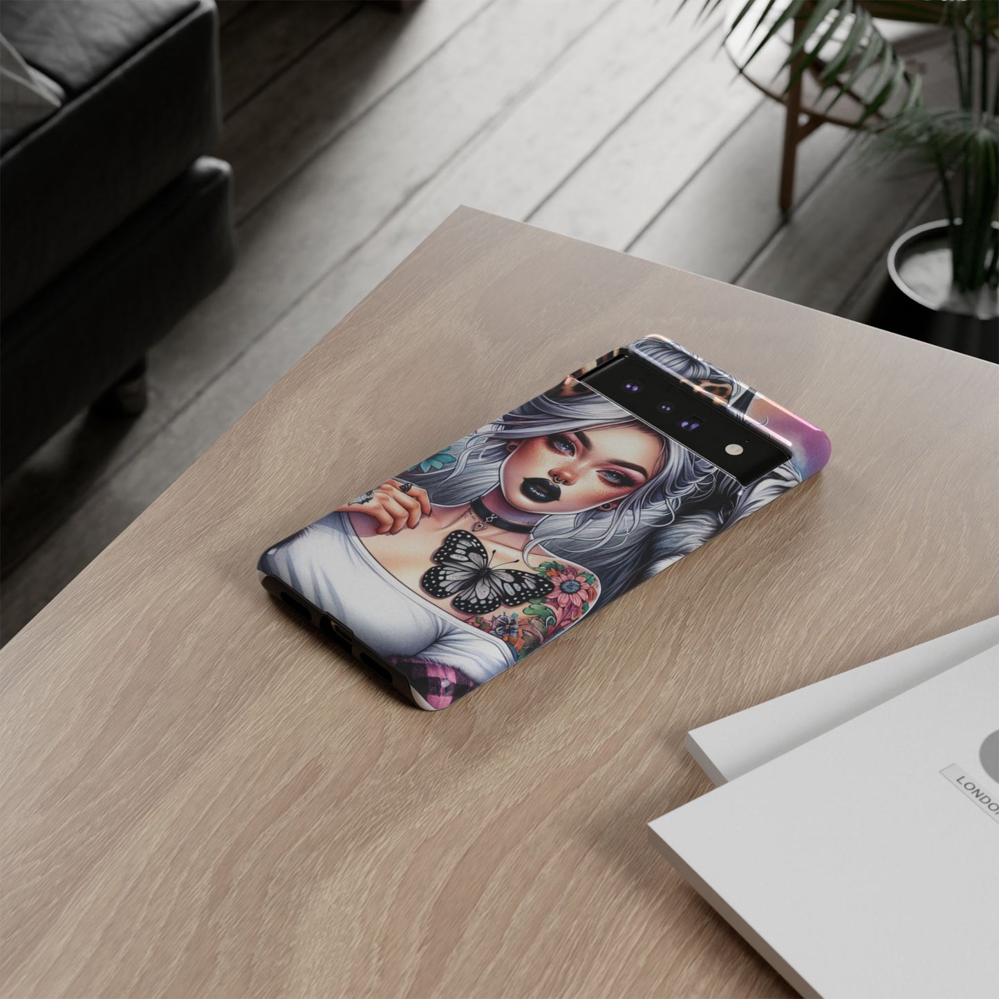 Wild Spirit – Gothic Chic & Nature Fusion Mobile Cover