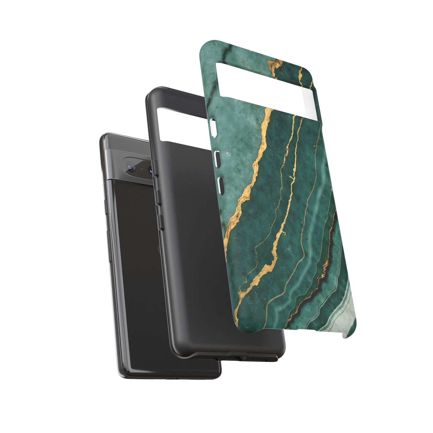 Jade Green Marble Case Design