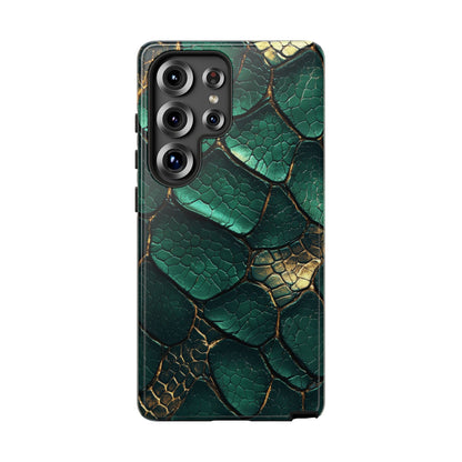 Emerald Serpent Snakeskin Phone Case for iPhone, Samsung & Google Pixel