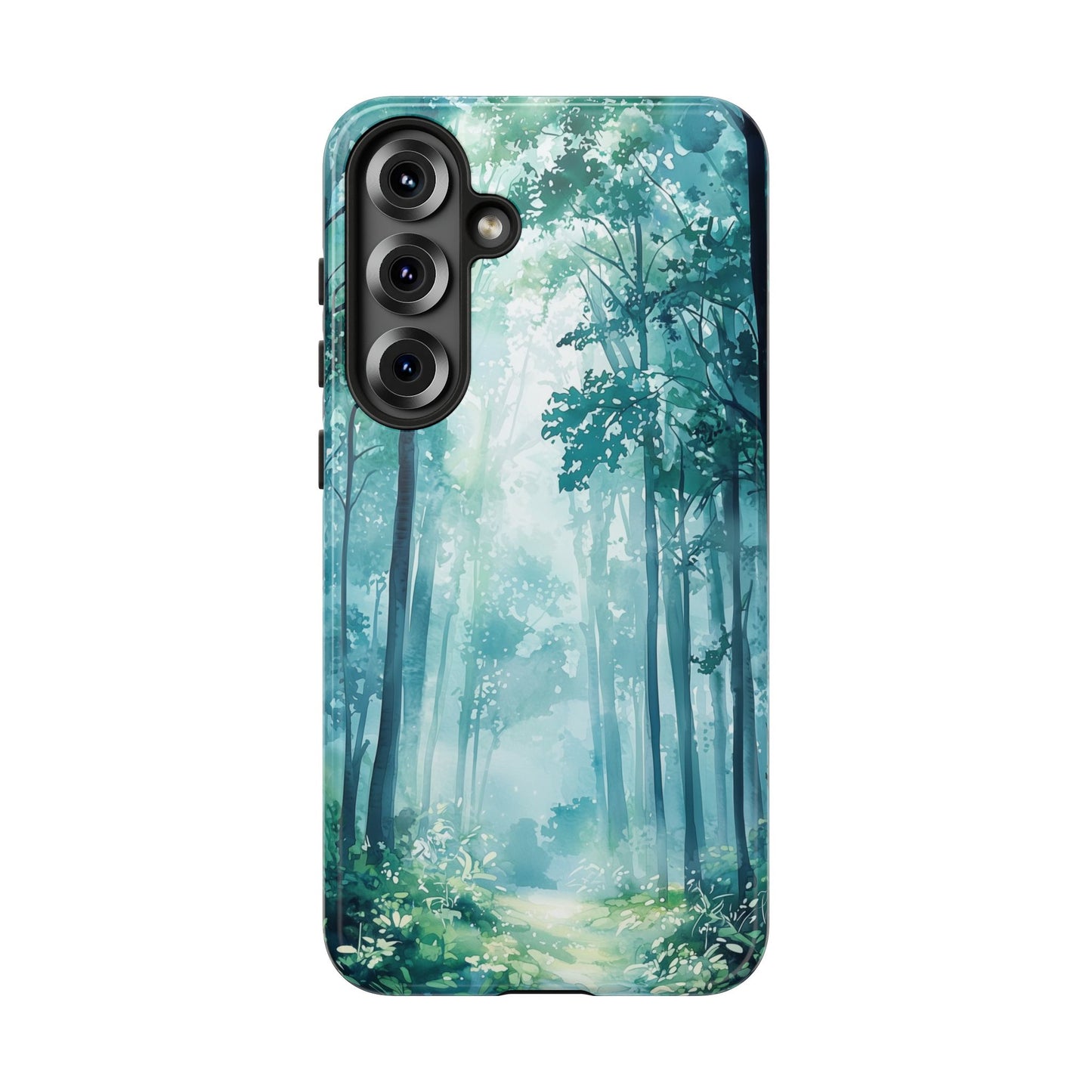 Enchanted Forest Dreamscape Watercolor Phone Case for iPhone, google Pixel & Samsung
