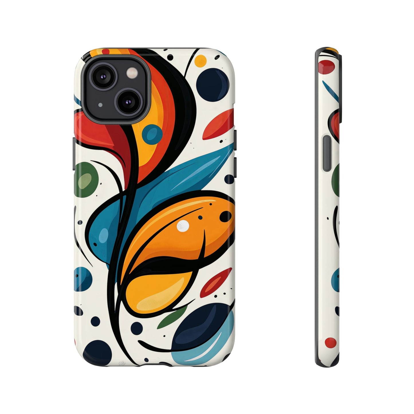 Vibrance Bloom – Bold Abstract Burst Phone Case for iPhone, Google Pixel, Samsung