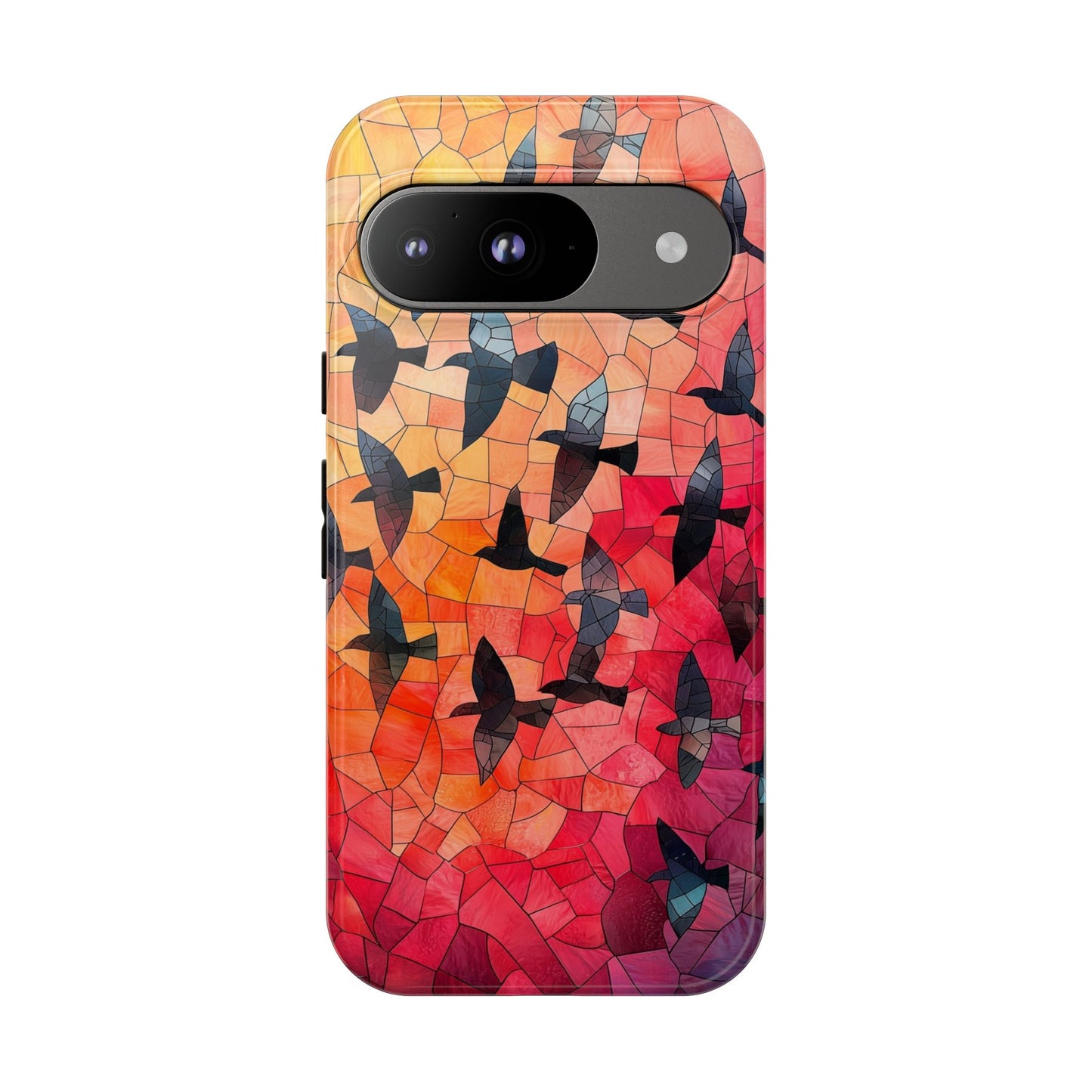 Chorus of Flight – Mosaic Birds Phone Case for iPhone, Samsung & Pixel