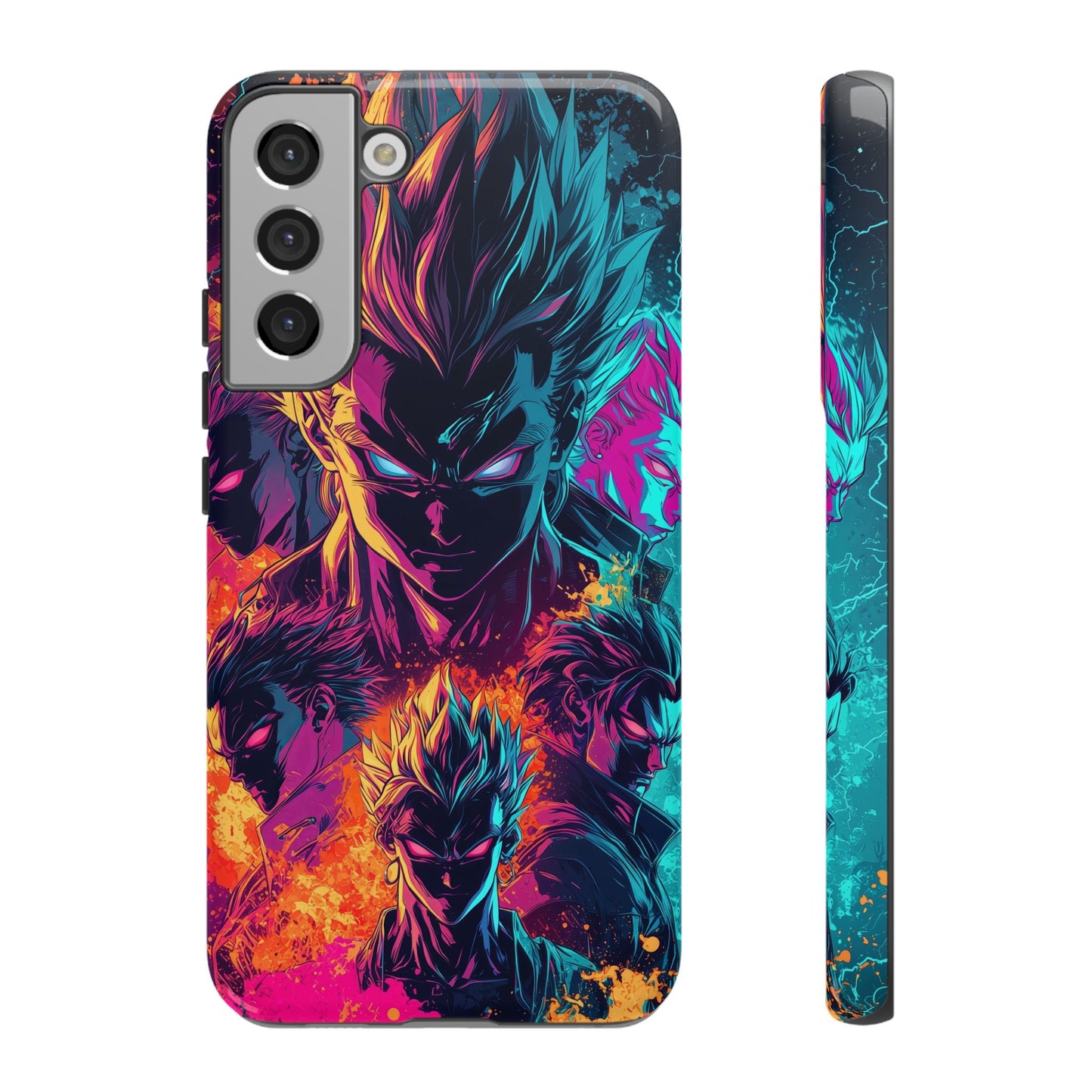 Multiverse Saiyan Rebellion | Comic-Style Anime Warriors Explosion Phone Case for iPhone, Samsung & Pixel