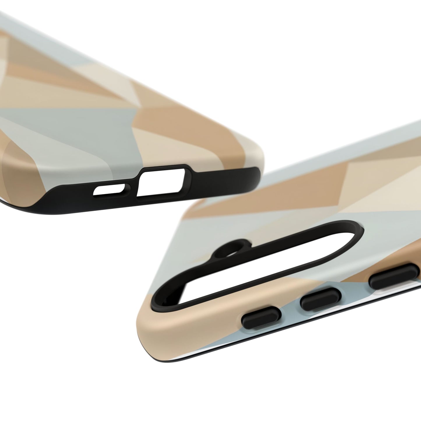Neutral Geometrical Triangular Abstract Pattern