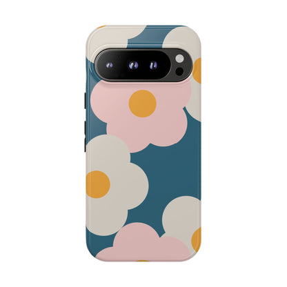 Retro Floral Phone Case – Vintage Aesthetic for iPhone, Samsung & Google Pixel
