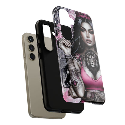 Queen of the Jungle – Regal Tattooed Goddess Mobile Cover