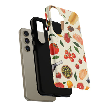 Fresh Fruits & Veggies Pattern Phone Case