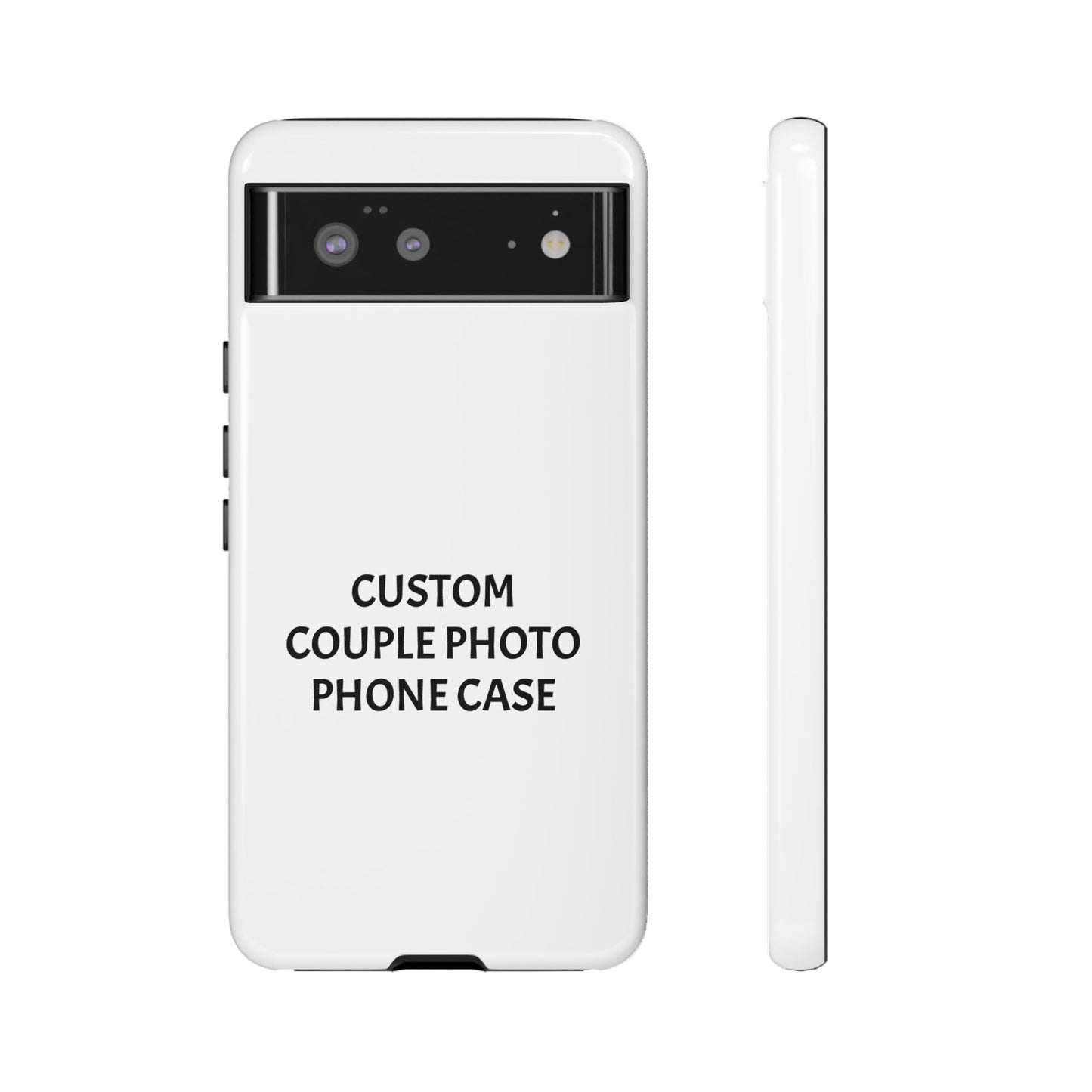 Personalized Custom Couple Photo Phone Case – Add Your Image/Loving Memory – Unique Gift for iPhone, Samsung  & Google Pixel – Protective & Stylish Cover, Couples Gift