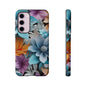 Elegant 3D Floral Bloom Mobile Case – Vivid & Artistic