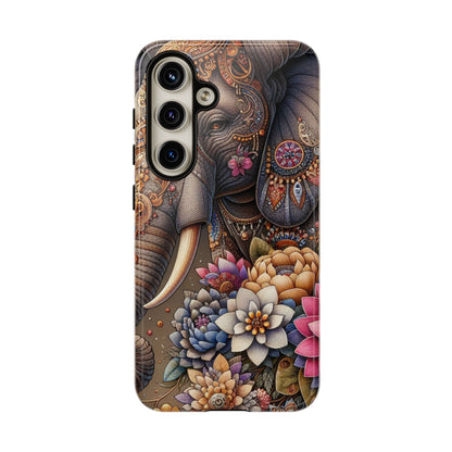Royal Ornate Elephant Mobile Cover – Luxurious Bohemian Art