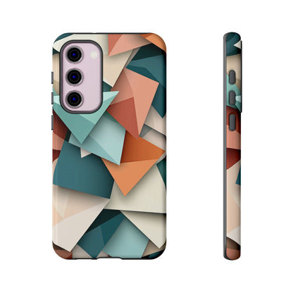 Origami Prism – Abstract Tri-Fold Geometry Phone Case – iPhone, Google Pixel, Samsung