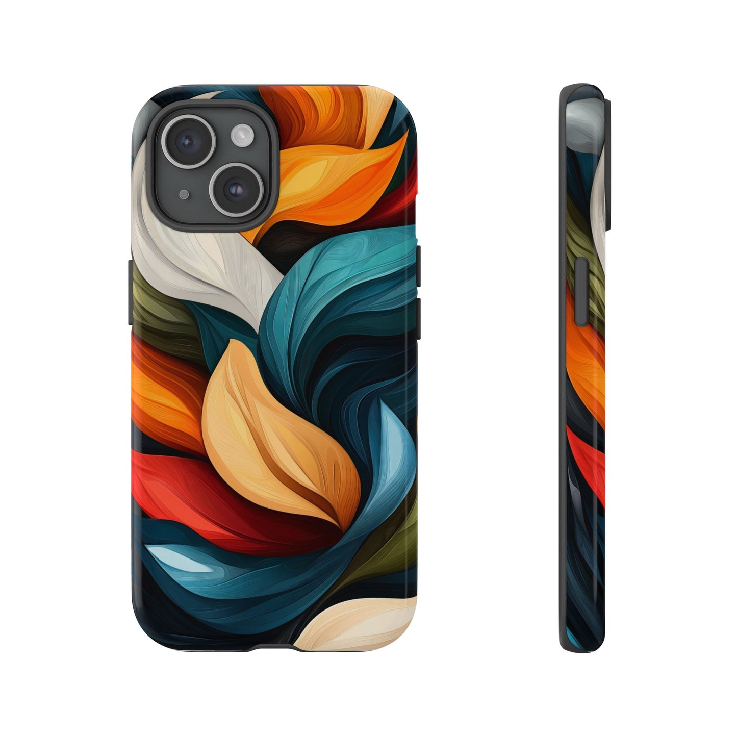 Floral Flow Abstract Phone Case – Nature-Inspired Design for iPhone, Google Pixel & Samsung