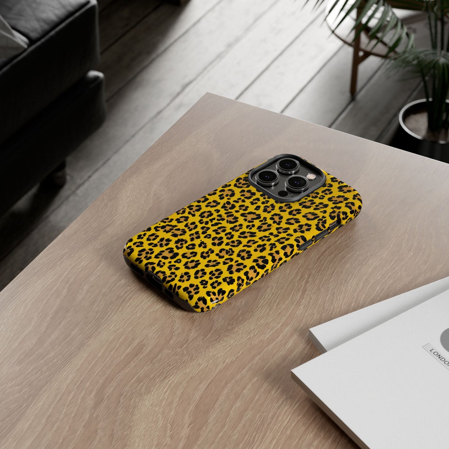Leopard Texture Printed Back Cover Case phone
