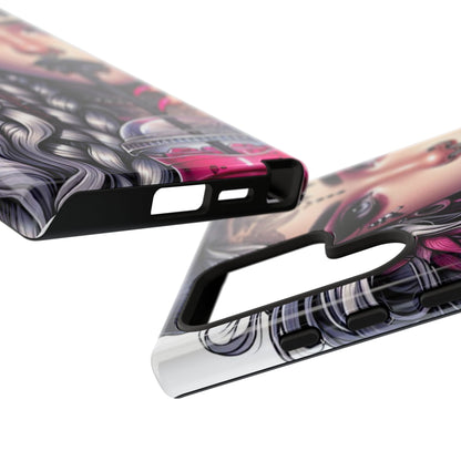 Icy Rebel – Silver Dreads & Edgy Street Chic Mobile Cover
