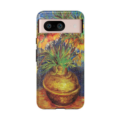 Vincent Van Gogh's Painting Inspired Phone Case - iPhone, Samsung & Google Pixel Cover - Flower Vase Phone Case, Floral Artistic Painting Case, Art Lover Gift