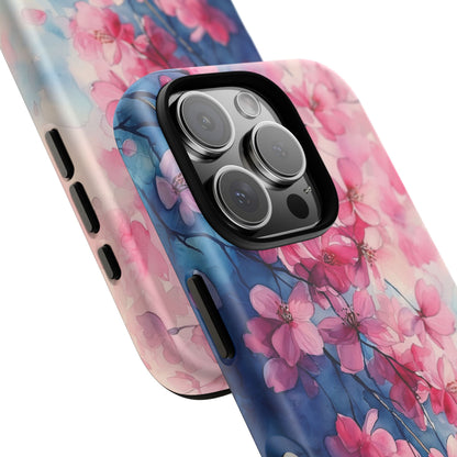 Pastel Petal Rain Watercolor Phone Case for iPhone, google Pixel & Samsung