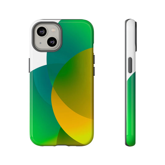 Verdant Bloom – Abstract Gradient Phone Case for iPhone, Samsung & Pixel