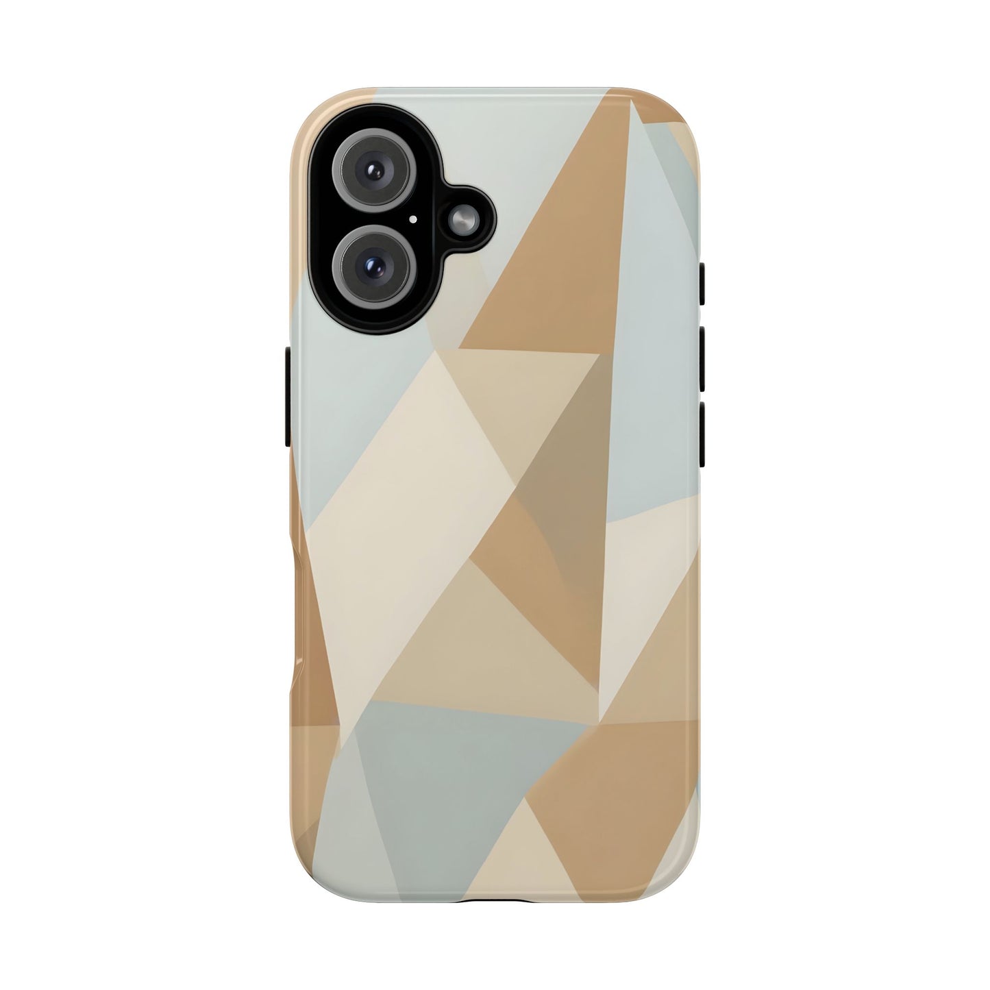 Neutral Geometrical Triangular Abstract Pattern