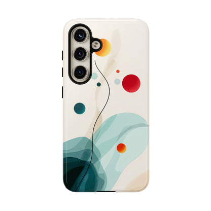 Cosmic Citrus Flow – Abstract Art Phone Case  for iPhone, Samsung & Pixel