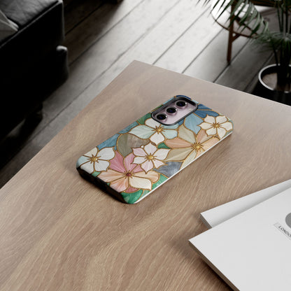 Floral Symphony: Stained Glass Elegance