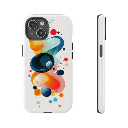 Color Cascade – Vivid Abstract  Phone Case for iPhone, Samsung & Pixel