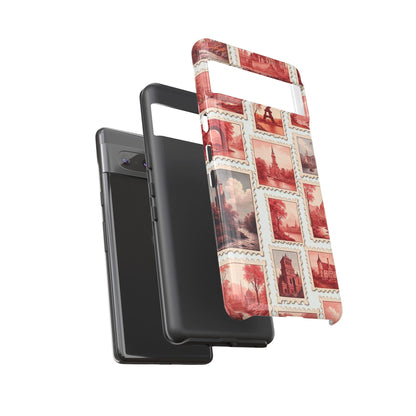 Vintage Postcard Stamps Phone Case