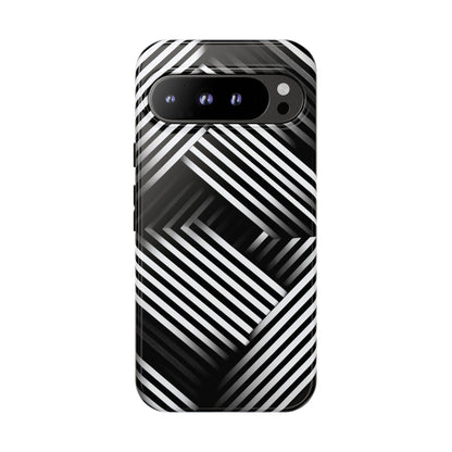 Monochrome Matrix Phone Case for iPhone, Pixel & Samsung