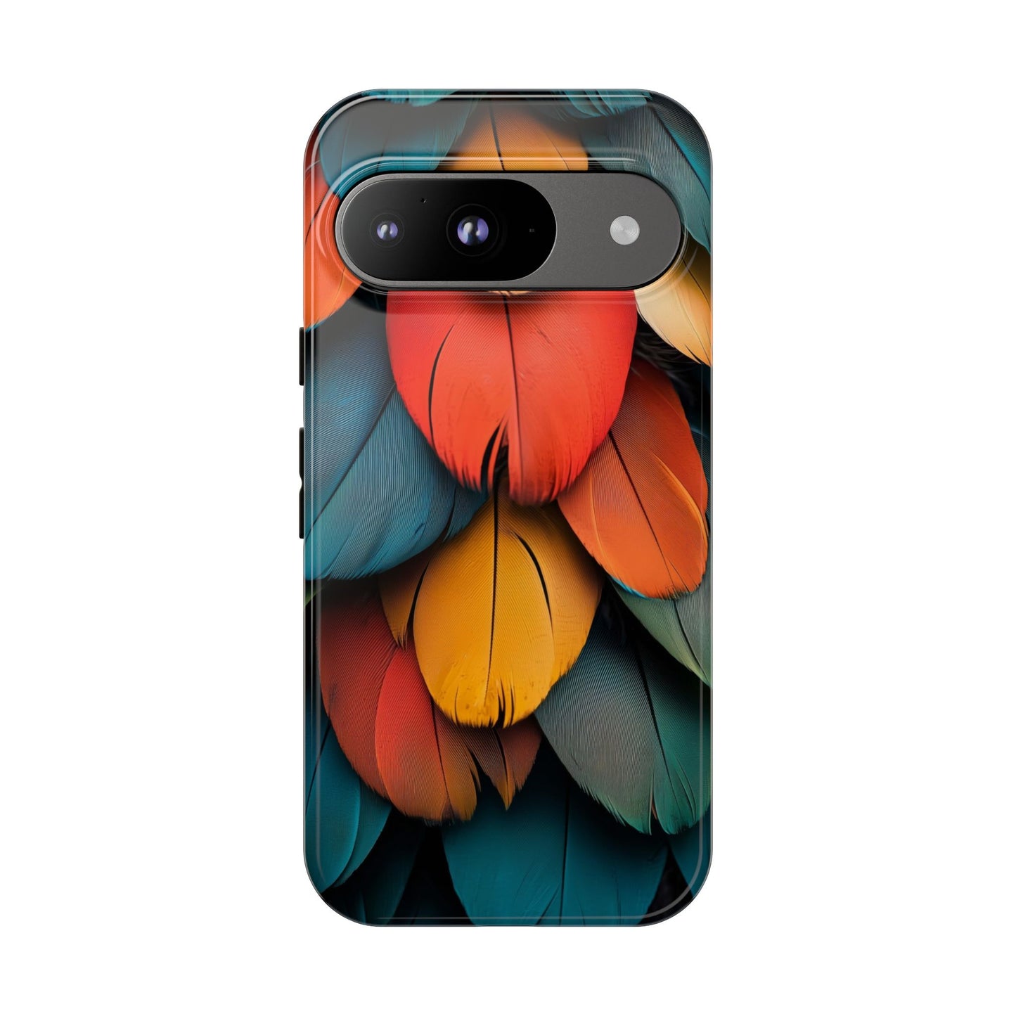Exotic Macaw Feather Phone Case for iPhone, Samsung & Google Pixel