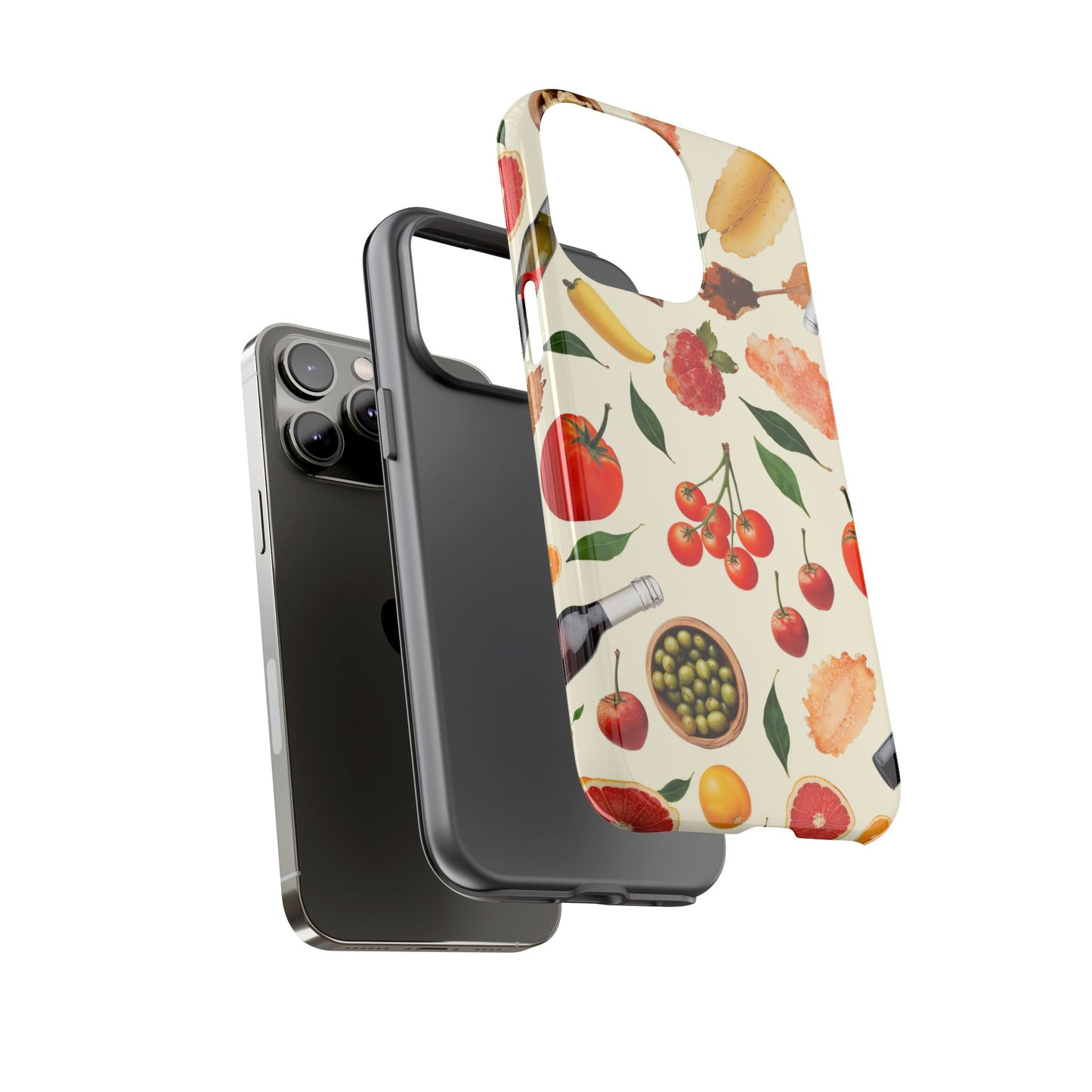 Fresh Fruits & Veggies Pattern Phone Case