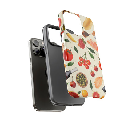 Fresh Fruits & Veggies Pattern Phone Case
