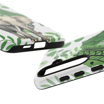 Tropical Elephant Mobile Cover – Nature-Inspired Boho Art