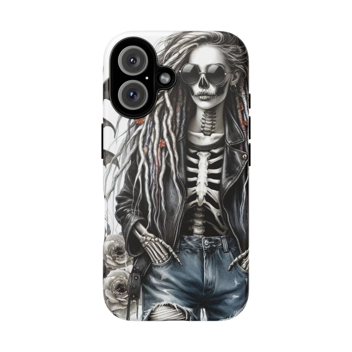 Skull Queen – Gothic Skeleton & Dark Grunge Mobile Cover