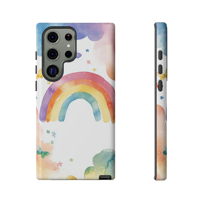 Rainbow Whimsy Watercolor Phone Case for iPhone, google Pixel & Samsung