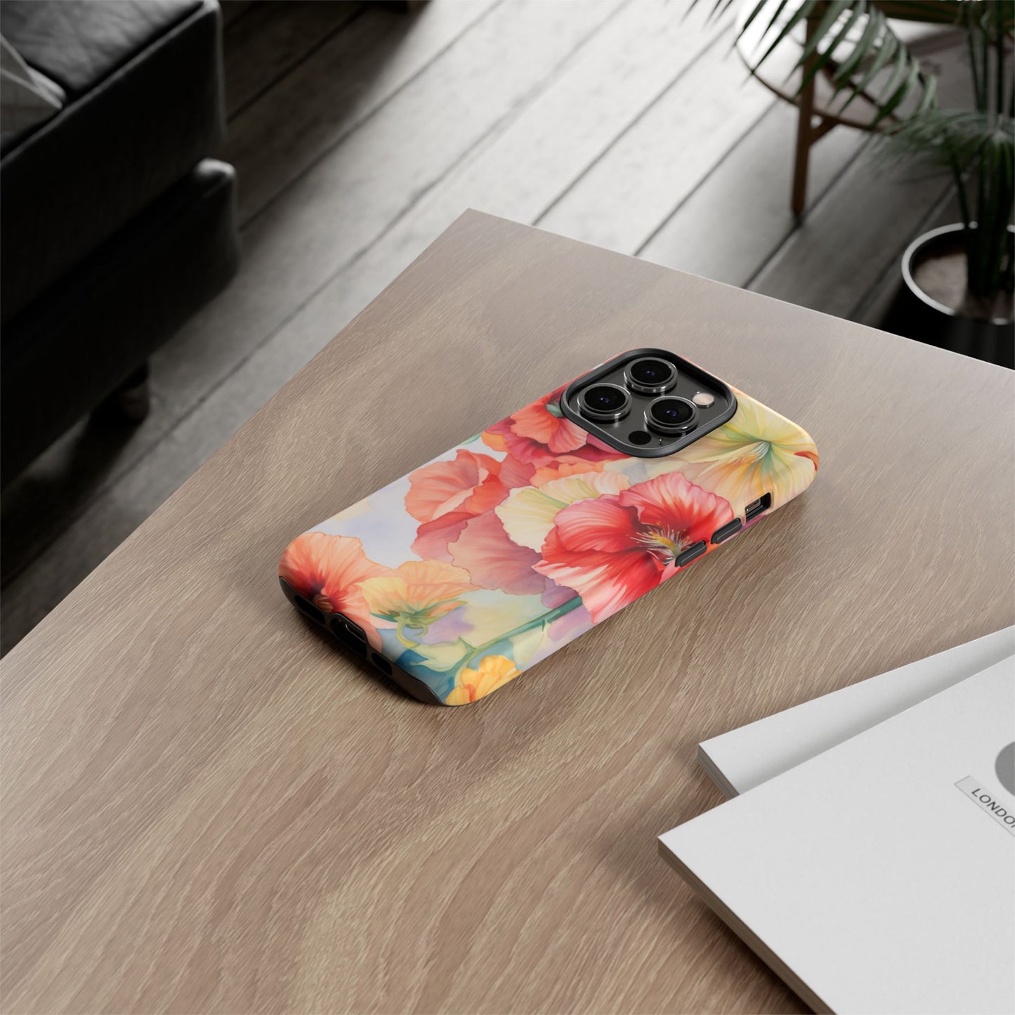 Floral Harmony Watercolor Mobile Case