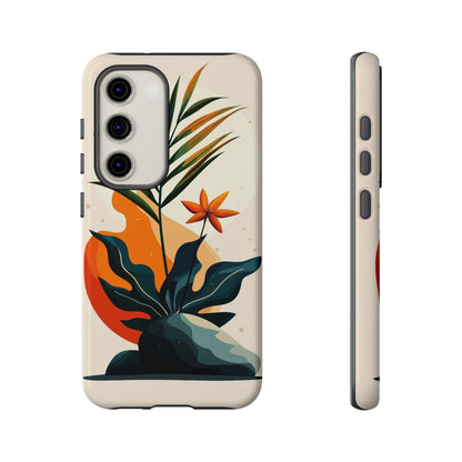 Tropical Bloom – Minimalist Nature Phone Case for iPhone, Samsung & Pixel